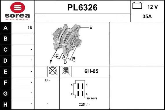 Sera PL6326 - Alternateur cwaw.fr