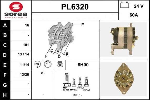 Sera PL6320 - Alternateur cwaw.fr