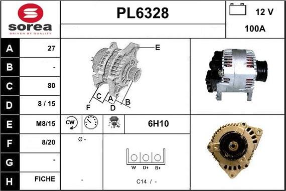 Sera PL6328 - Alternateur cwaw.fr