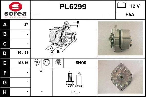 Sera PL6299 - Alternateur cwaw.fr