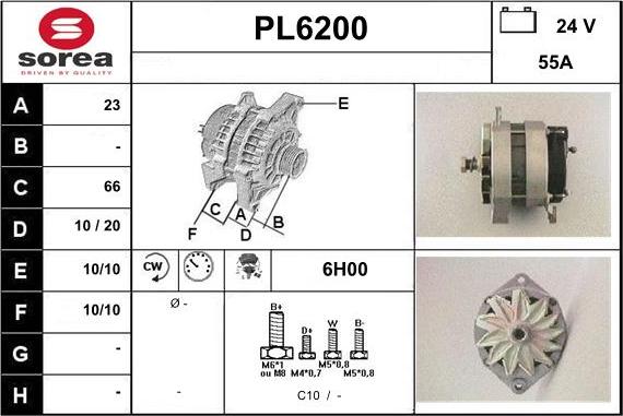 Sera PL6200 - Alternateur cwaw.fr