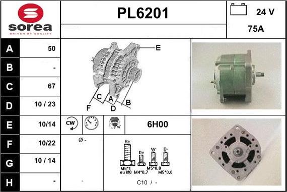 Sera PL6201 - Alternateur cwaw.fr