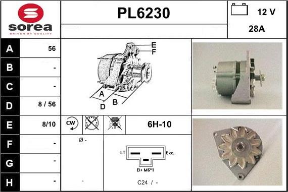 Sera PL6230 - Alternateur cwaw.fr