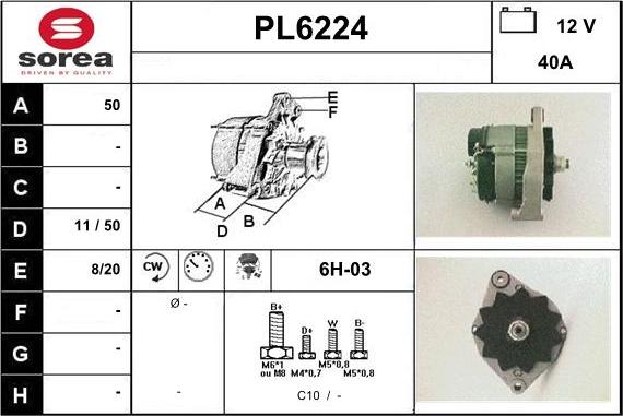 Sera PL6224 - Alternateur cwaw.fr