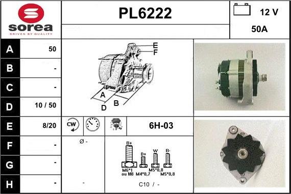 Sera PL6222 - Alternateur cwaw.fr