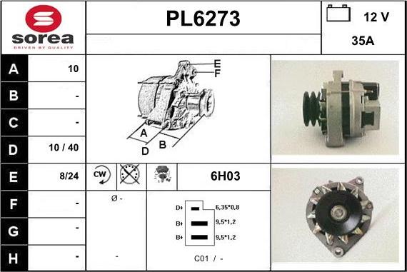 Sera PL6273 - Alternateur cwaw.fr