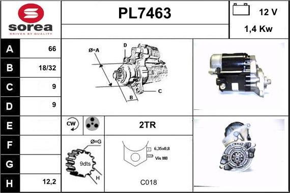 Sera PL7463 - Démarreur cwaw.fr