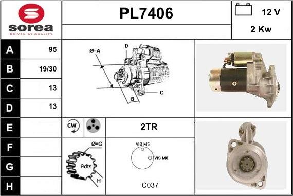 Sera PL7406 - Démarreur cwaw.fr