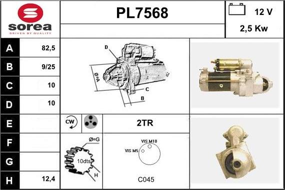 Sera PL7568 - Démarreur cwaw.fr