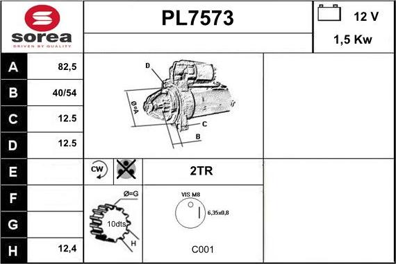 Sera PL7573 - Démarreur cwaw.fr