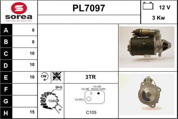 Sera PL7097 - Démarreur cwaw.fr