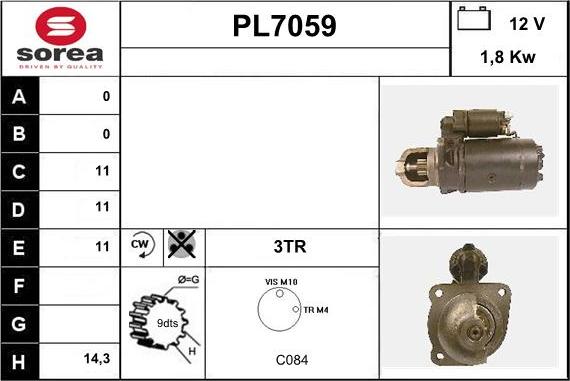 Sera PL7059 - Démarreur cwaw.fr