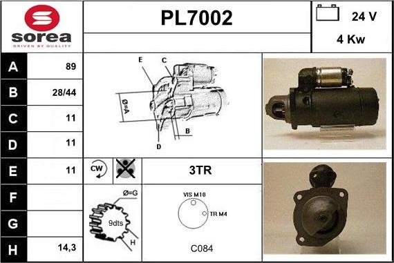 Sera PL7002 - Démarreur cwaw.fr