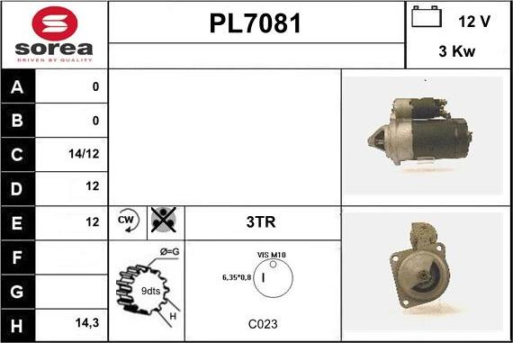 Sera PL7081 - Démarreur cwaw.fr