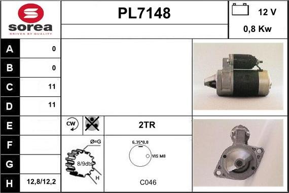 Sera PL7148 - Démarreur cwaw.fr