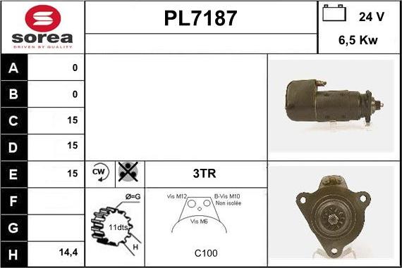 Sera PL7187 - Démarreur cwaw.fr