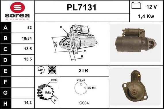 Sera PL7131 - Démarreur cwaw.fr