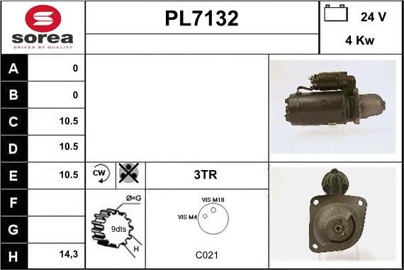 Sera PL7132 - Démarreur cwaw.fr