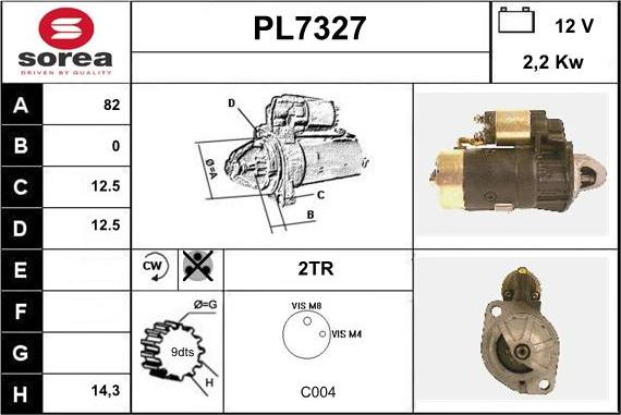 Sera PL7327 - Démarreur cwaw.fr