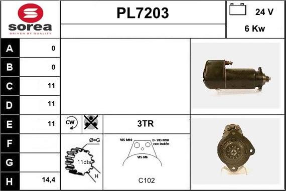 Sera PL7203 - Démarreur cwaw.fr