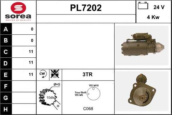 Sera PL7202 - Démarreur cwaw.fr