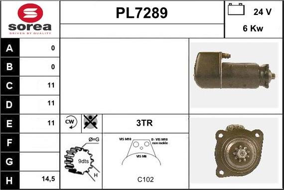 Sera PL7289 - Démarreur cwaw.fr