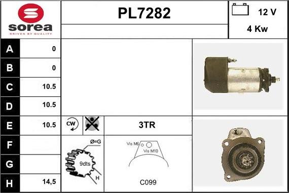 Sera PL7282 - Démarreur cwaw.fr