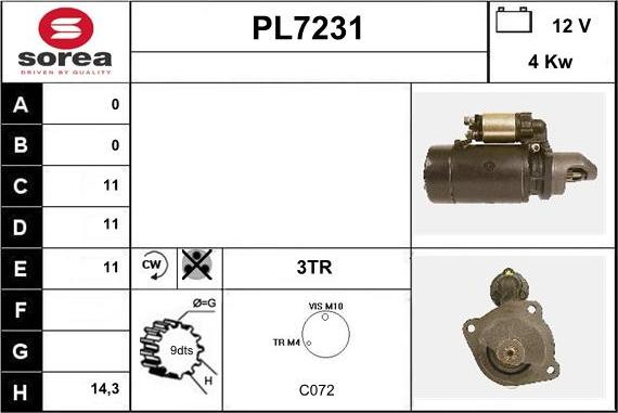 Sera PL7231 - Démarreur cwaw.fr