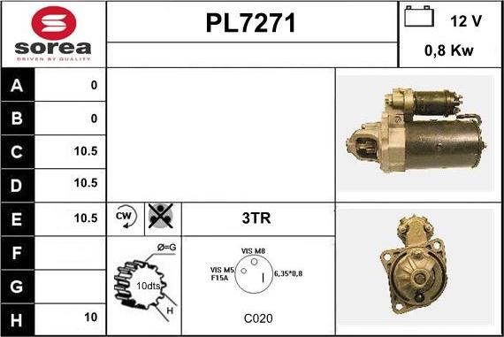 Sera PL7271 - Démarreur cwaw.fr