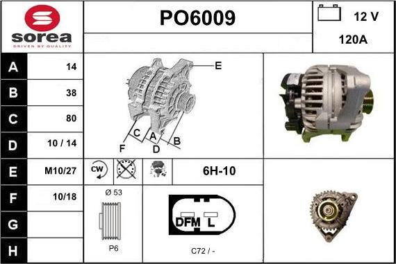 Sera PO6009 - Alternateur cwaw.fr