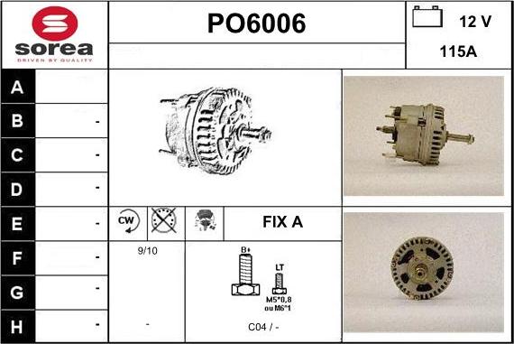 Sera PO6006 - Alternateur cwaw.fr