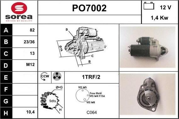 Sera PO7002 - Démarreur cwaw.fr