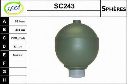 Sera SC243 - Sonde lambda cwaw.fr