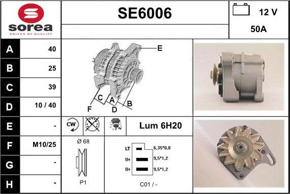 Sera SE6006 - Alternateur cwaw.fr