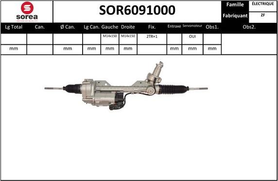 Sera SOR6091000 - Crémaillière de direction cwaw.fr