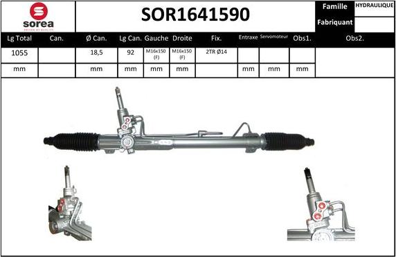 Sera SOR1641590 - Crémaillière de direction cwaw.fr