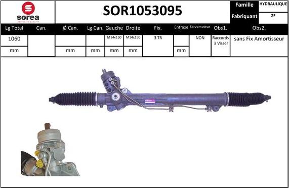 Sera SOR1053095 - Crémaillière de direction cwaw.fr