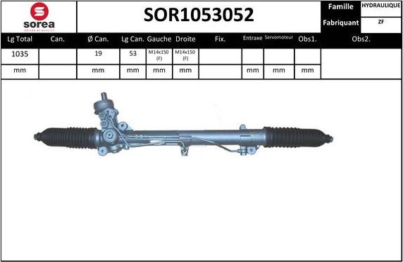 Sera SOR1053052 - Crémaillière de direction cwaw.fr