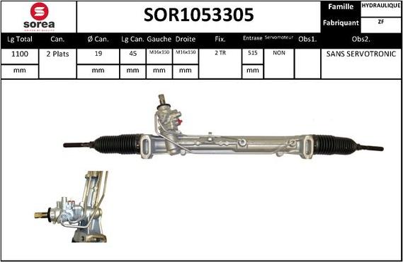 Sera SOR1053305 - Crémaillière de direction cwaw.fr