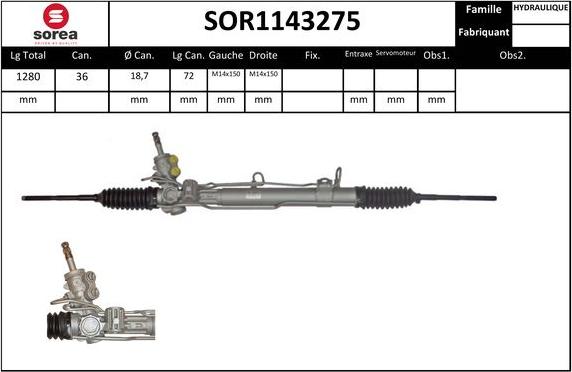 Sera SOR1143275 - Crémaillière de direction cwaw.fr