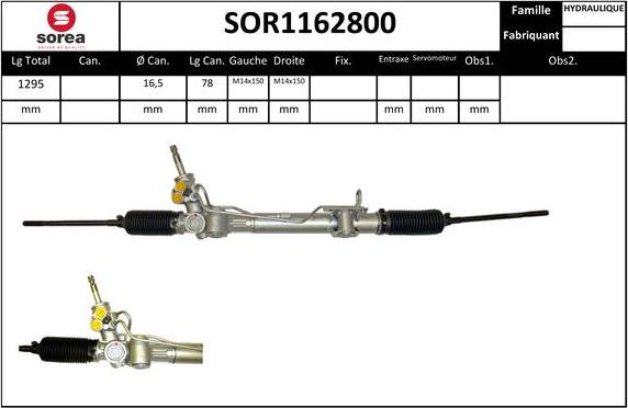 Sera SOR1162800 - Crémaillière de direction cwaw.fr