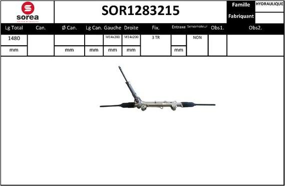 Sera SOR1283215 - Crémaillière de direction cwaw.fr