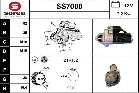 Sera SS7000 - Démarreur cwaw.fr