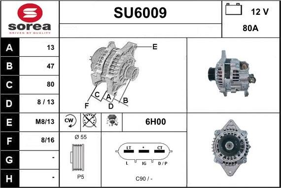 Sera SU6009 - Alternateur cwaw.fr