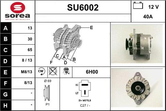 Sera SU6002 - Alternateur cwaw.fr