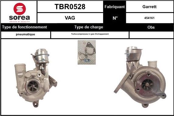 Sera TBR0528 - Turbocompresseur, suralimentation cwaw.fr