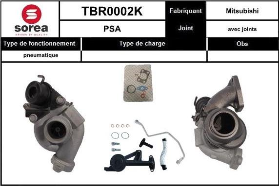 Sera TBR0002K - Turbocompresseur, suralimentation cwaw.fr