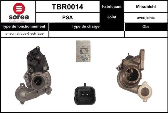 Sera TBR0014 - Turbocompresseur, suralimentation cwaw.fr