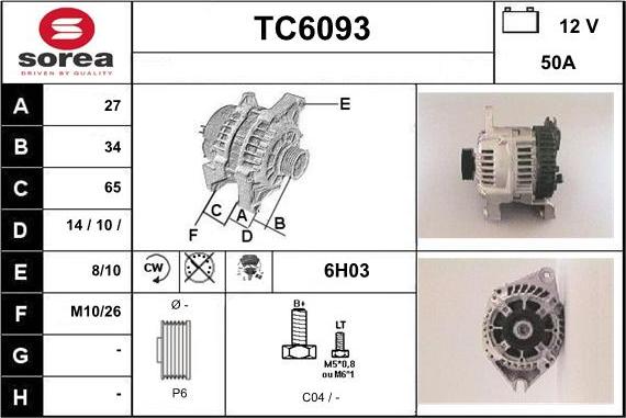 Sera TC6093 - Alternateur cwaw.fr