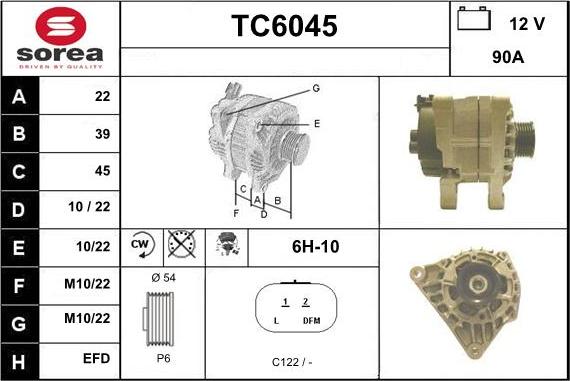 Sera TC6045 - Alternateur cwaw.fr